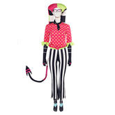 TV Helluva Boss Season 2 (2024) Fizzarolli Red Polka DotOutfits Hazbin Hotel Cosplay Costume Halloween Carnival Suit